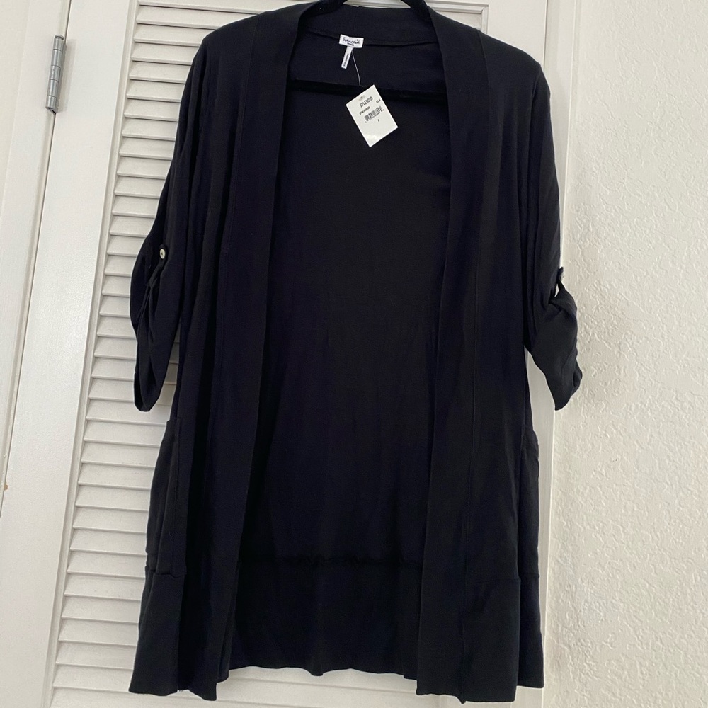 Never Worn. Splendid Black long line cardigan. Size XS